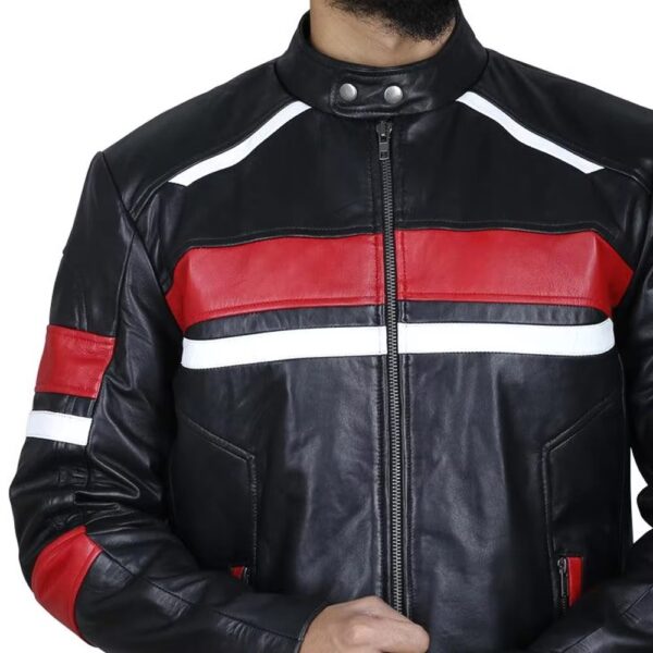 EdgeLine Racer Leather Jacket - Image 2