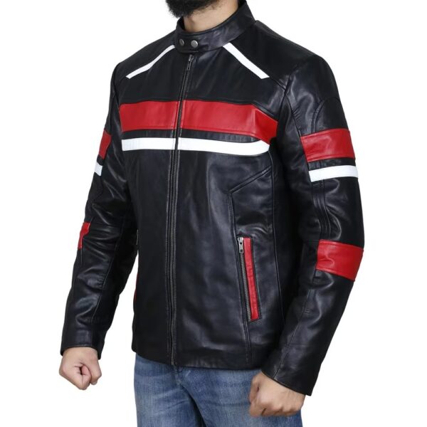 EdgeLine Racer Leather Jacket - Image 4