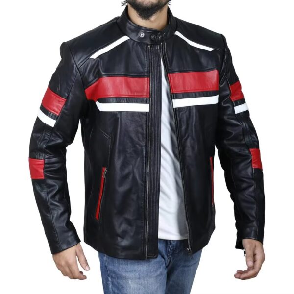 EdgeLine Racer Leather Jacket - Image 6